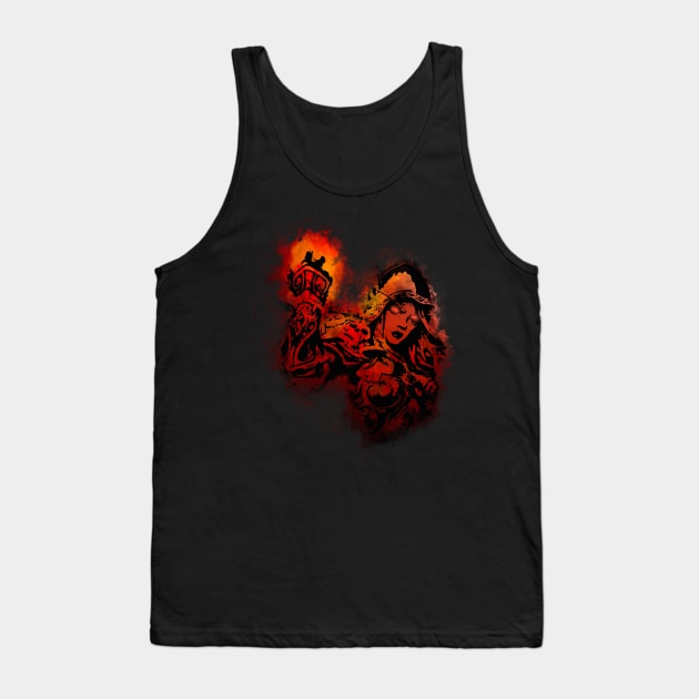 Strong fire Tank Top by Pescapin